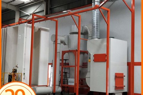 橋架噴塑流水線視頻的噴涂方式有這幾種