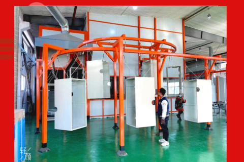 支招-跨越式解決機(jī)箱柜噴涂線設(shè)備'死角上粉難'痛點(diǎn)問題!