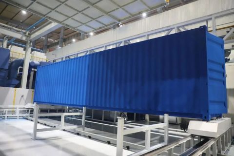 不是夢(mèng)-集裝箱自動(dòng)噴涂流水線(xiàn)實(shí)現(xiàn)整箱粉末涂裝！