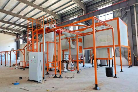 粉末噴涂線設(shè)備上的光輝之旅！