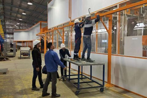 約旦又一自動噴涂流水線調(diào)試進行時，品質(zhì)服務邁向國際新高度！