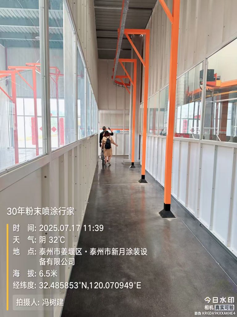 巴西客戶點贊：新月積放式噴涂線以硬核品質(zhì)征服國際客戶！