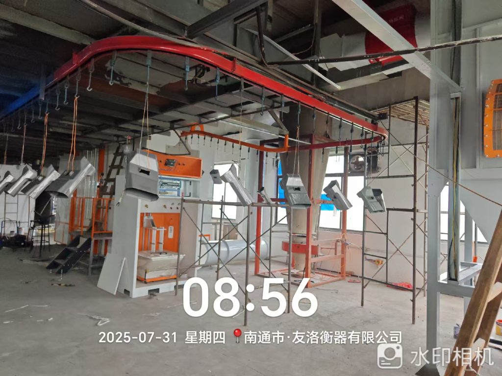 江海之畔安裝忙:新月電子儀器自動噴粉線設(shè)備落戶南通 江海之畔安裝忙:新月電子儀器自動噴粉線設(shè)備落戶南通